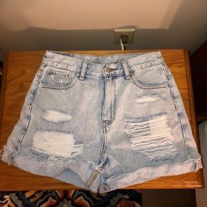 AE High Waisted Jean Shorts